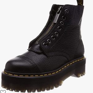 Dr. Martens Womens Sinclair 8 Eye Leather Platform Boot